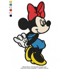Minnie Mouse 33 Embroidery Designs